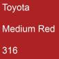 Preview: Toyota, Medium Red, 316.